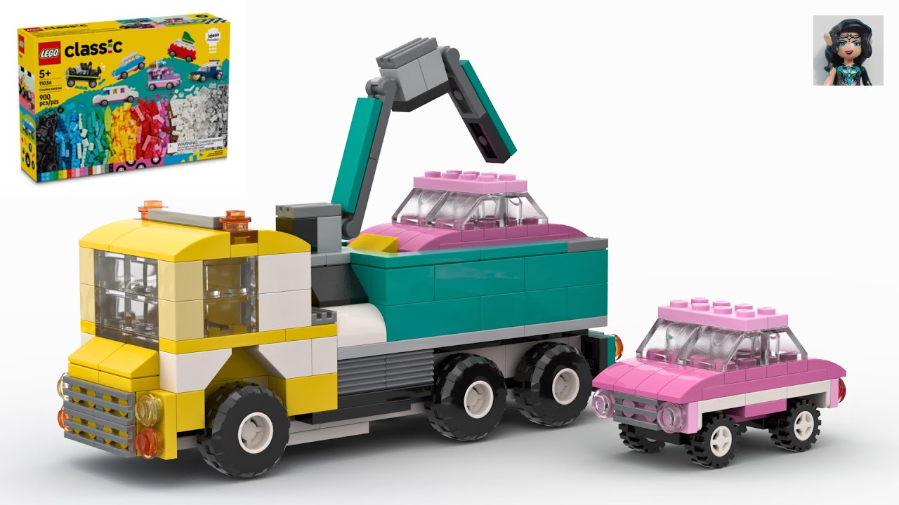 TOW TRUCK Lego classic 11036 ideas How to build