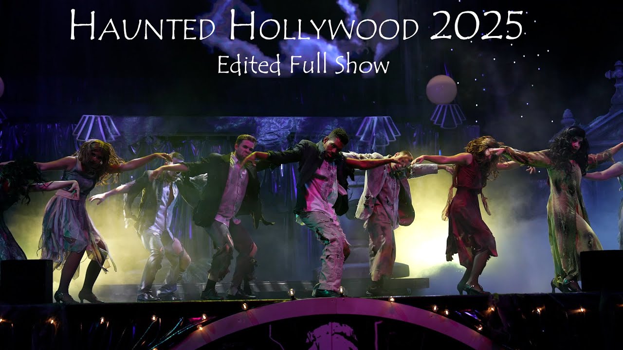 Haunted Hollywood - Six Flags Fiesta Texas Full Show Edited 4k 2025