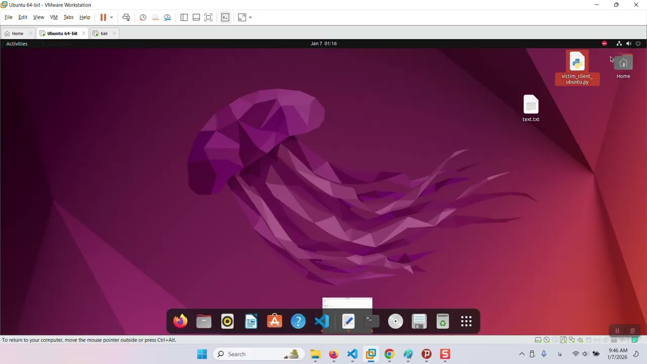 reverse shell python Test Network vmware machines with reverse shell python