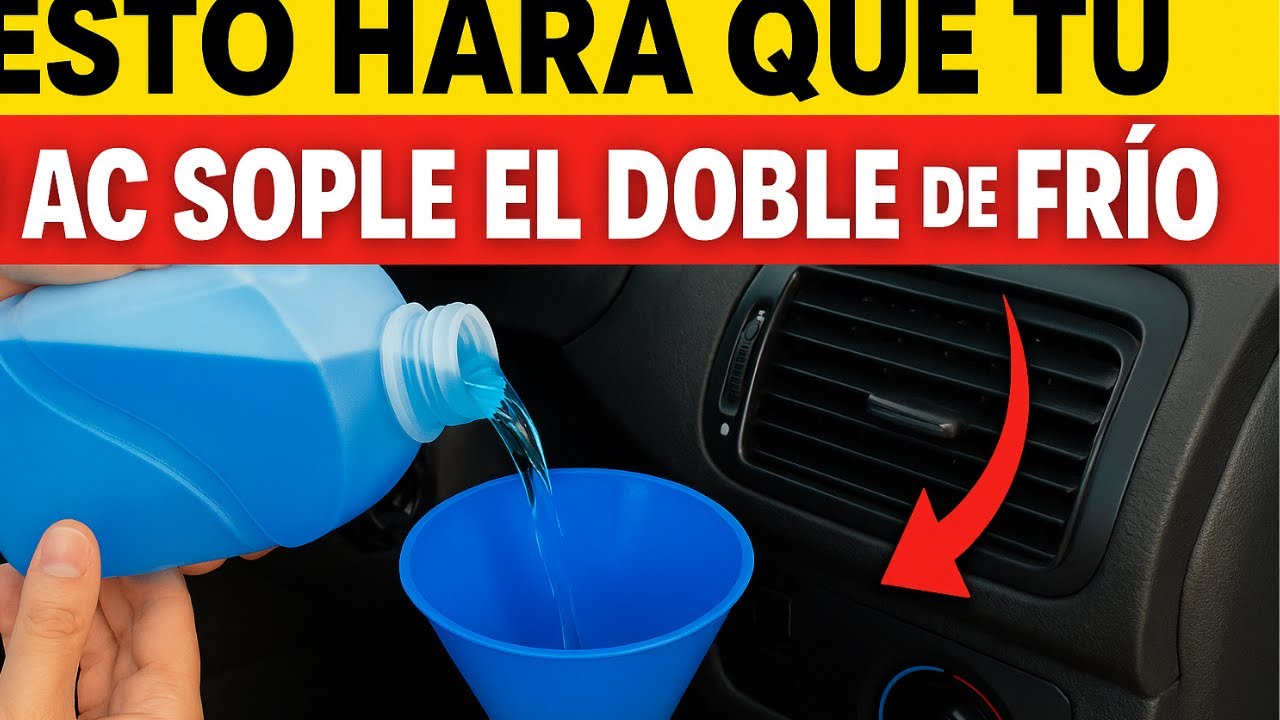 “¡Este Truco Simple Hará que el Aire de tu Auto Salga Helado al Instante!”