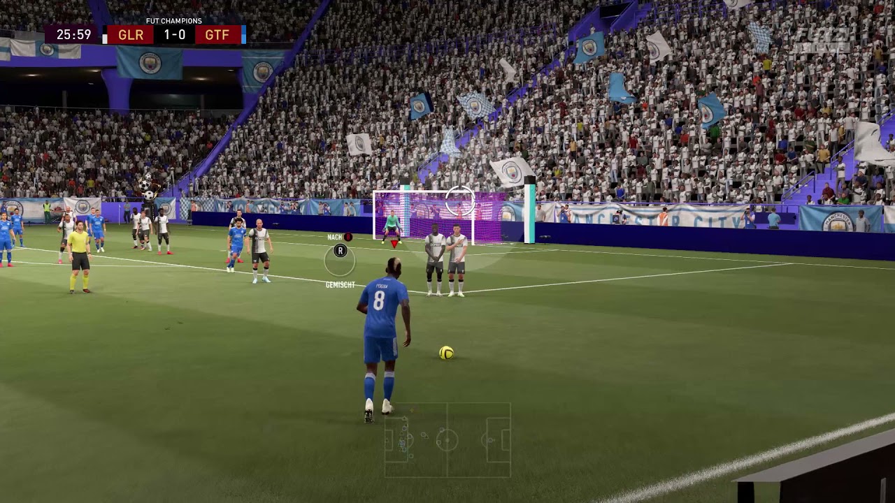 FIFA 21 | free-kick goal by Pogba from 33 meters
