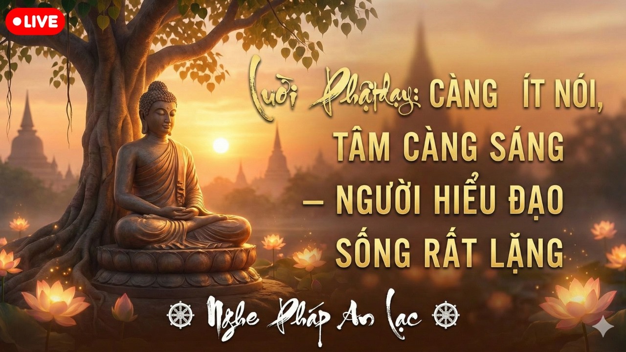 Phật Dạy: Càng Ít Nói, Tâm Càng Sáng – Người Hiểu Đạo Sống Rất Lặng