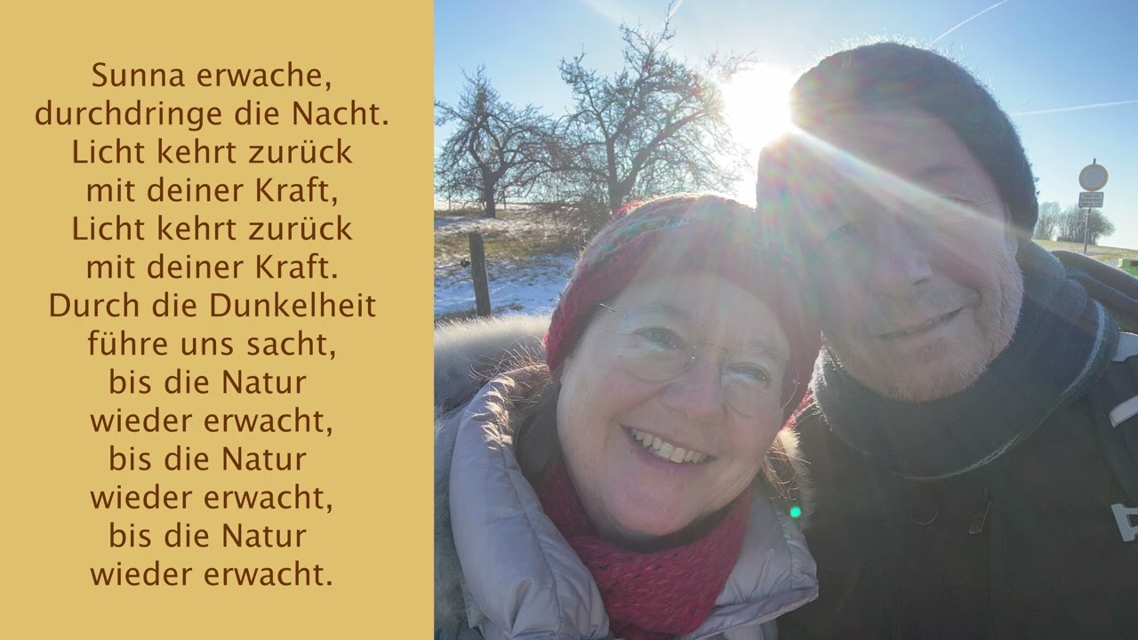 Wintersonnwendlied - Sunna - germanische Sonneng&ouml;ttin - Text & Musik: Katharina & Wolfgang Bossinger