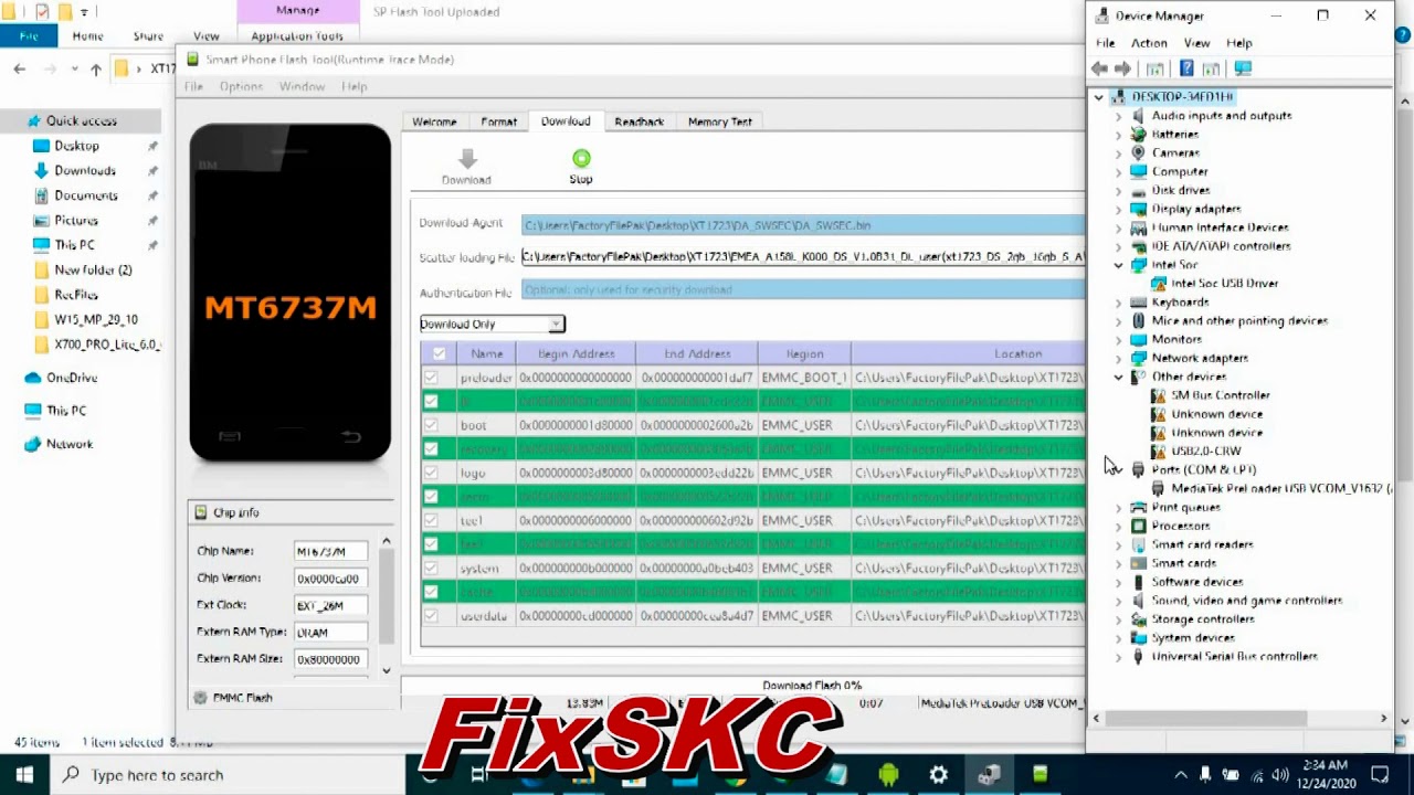 Motorola Moto C Plus XT1723 Dead Fix Tested By Flashing
