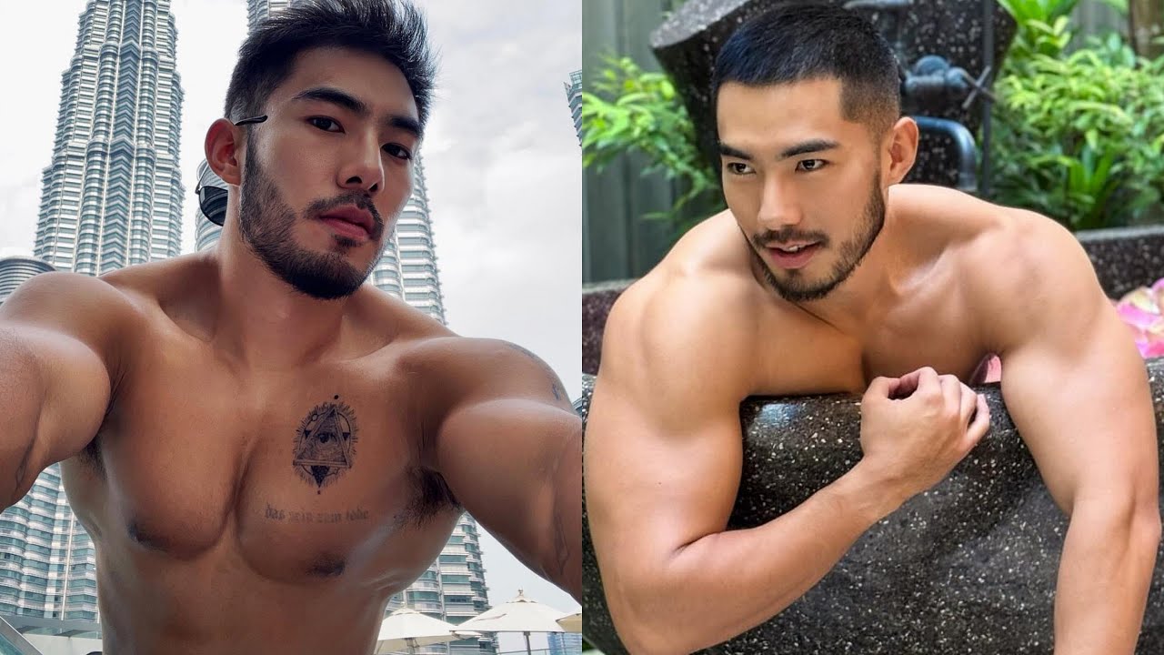 Wallace, Tama Pratama:Fitness men from China and Indonesia, handsome, fashionable, muscular