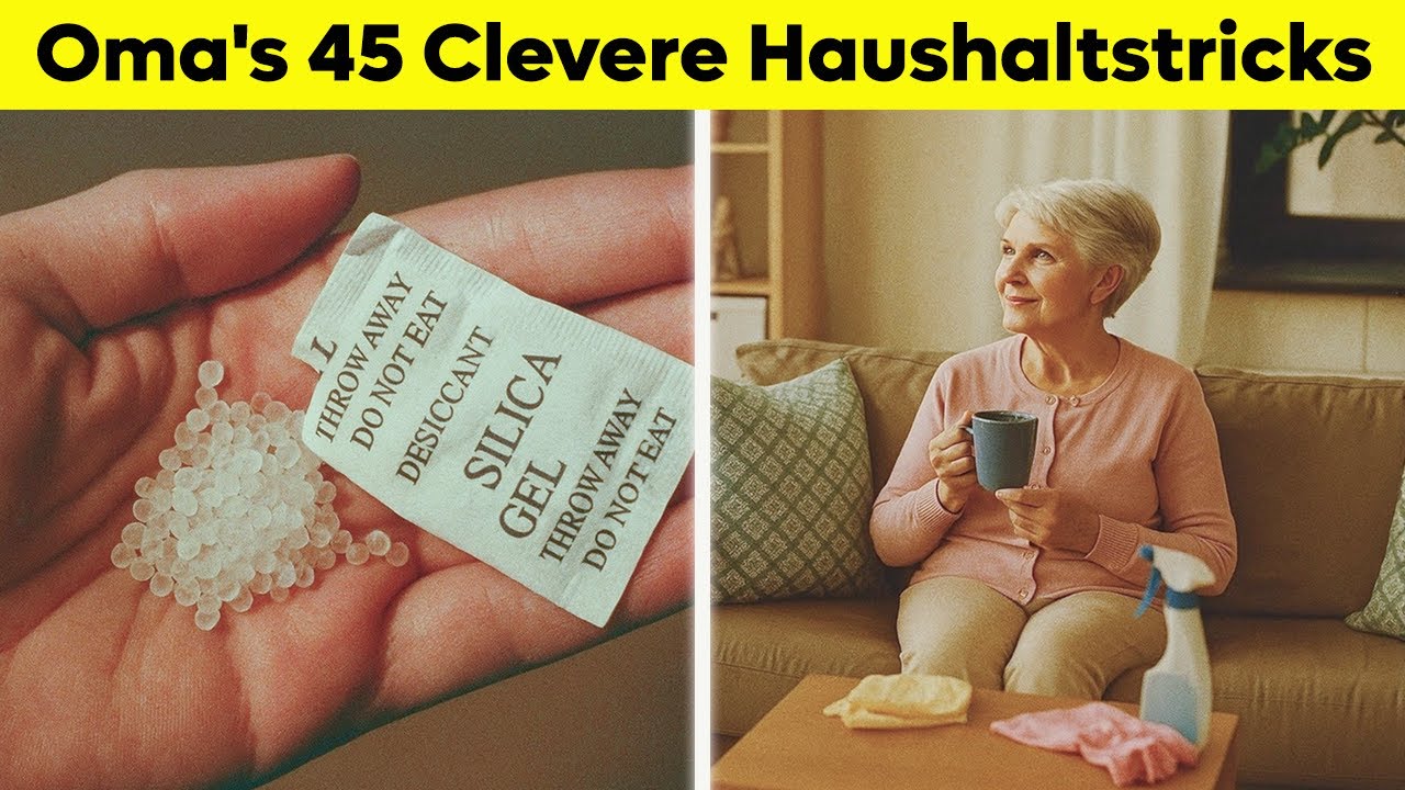 Oma's 45 Clevere Haushaltstricks, Die Dich Umhauen Werden Und Das Leben Einfacher Machen!