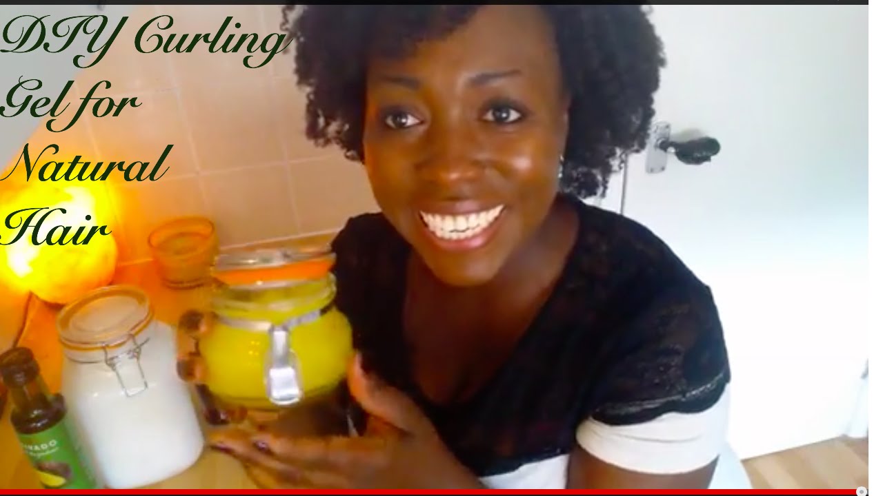 DIY Moisturizing Conditioning Natural Hairstyling Product Custard, Cream with Aloe Vera Gel and Oils