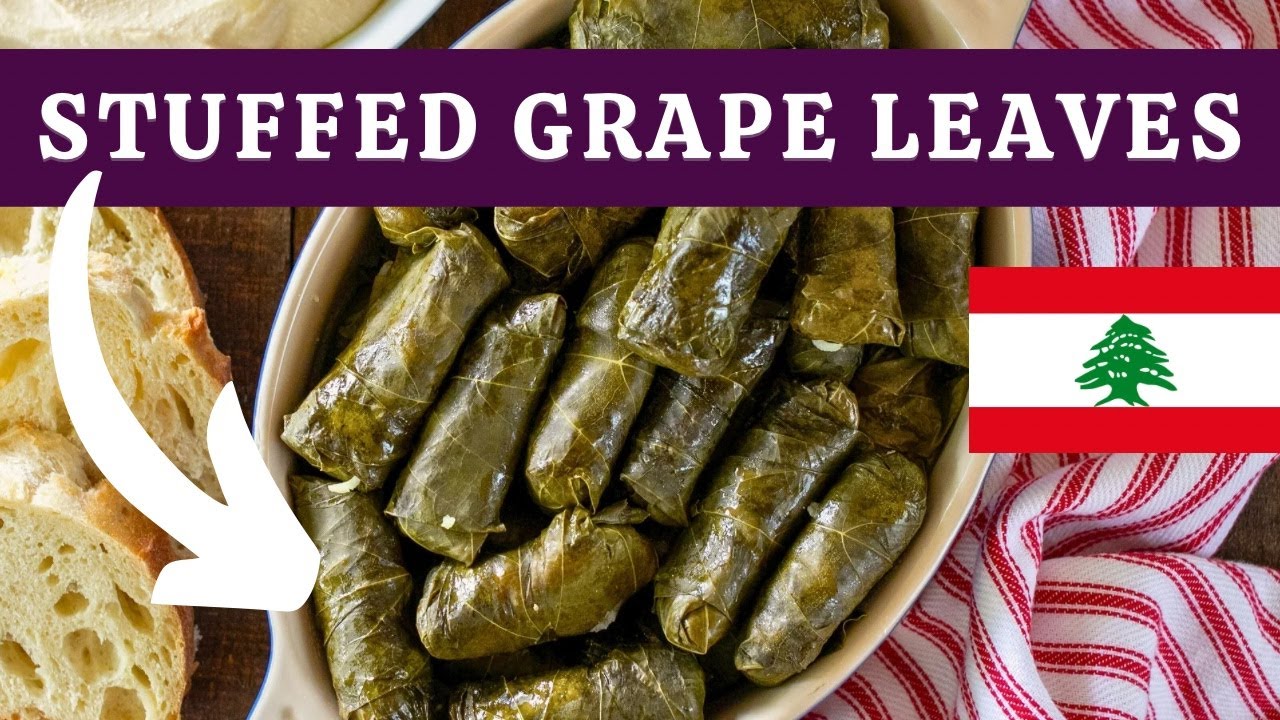 Lebanese Stuffed Grape Leaves | Easy and Authentic! 🤩