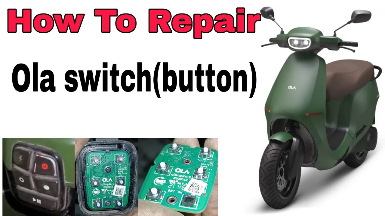Ola S1 Pro button(switch) repair full video How to repair ola s1pro switch #olaeletric #service #ola
