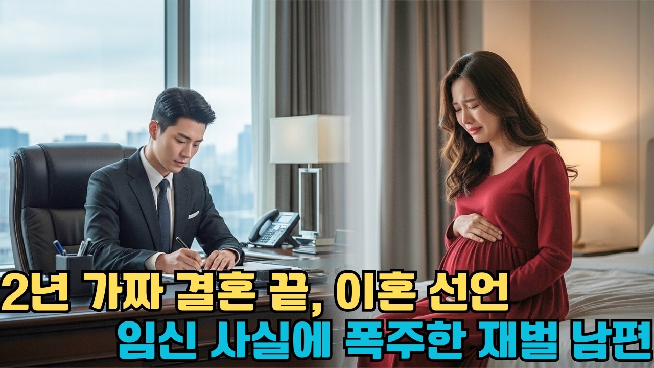 [ 사연 ]2년짜리 가짜 부부 끝! 쿨하게 이혼장 내민 당돌한 아내... 