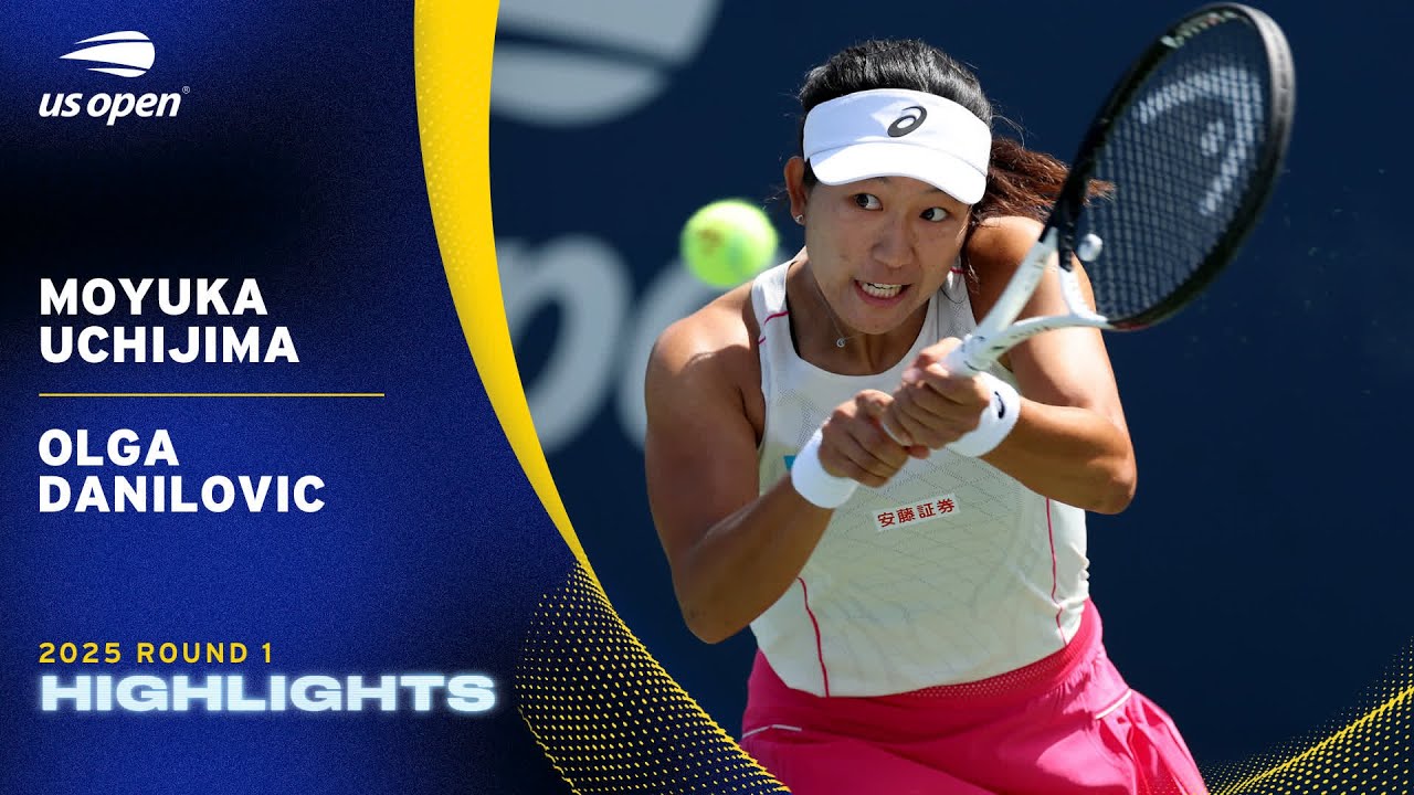 Moyuka Uchijima vs. Olga Danilovic Highlights | 2025 US Open Round 1