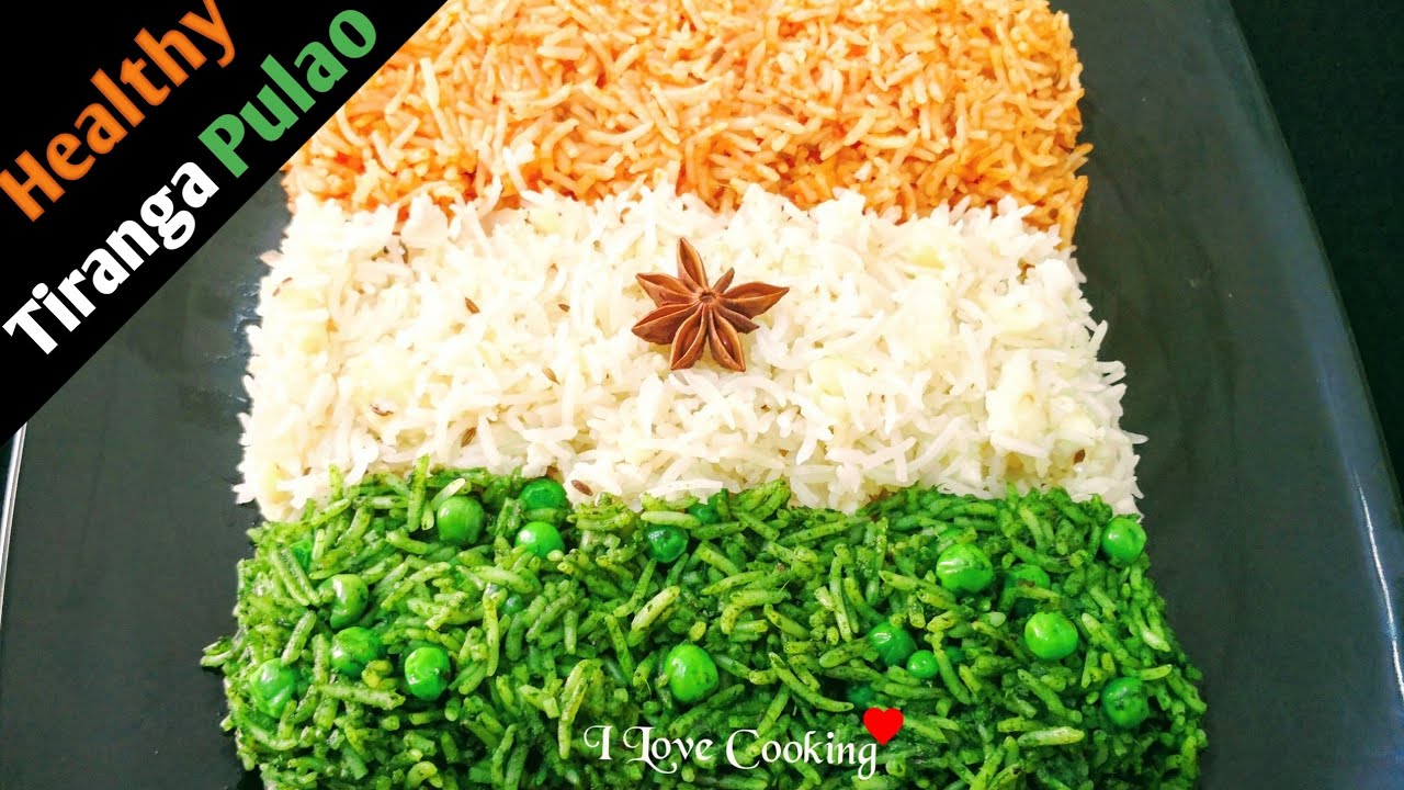 Healthy Tricolor Pulao/ Tiranga Pulao/ तिरंगा पुलाओ / Independence Day Special Recipe