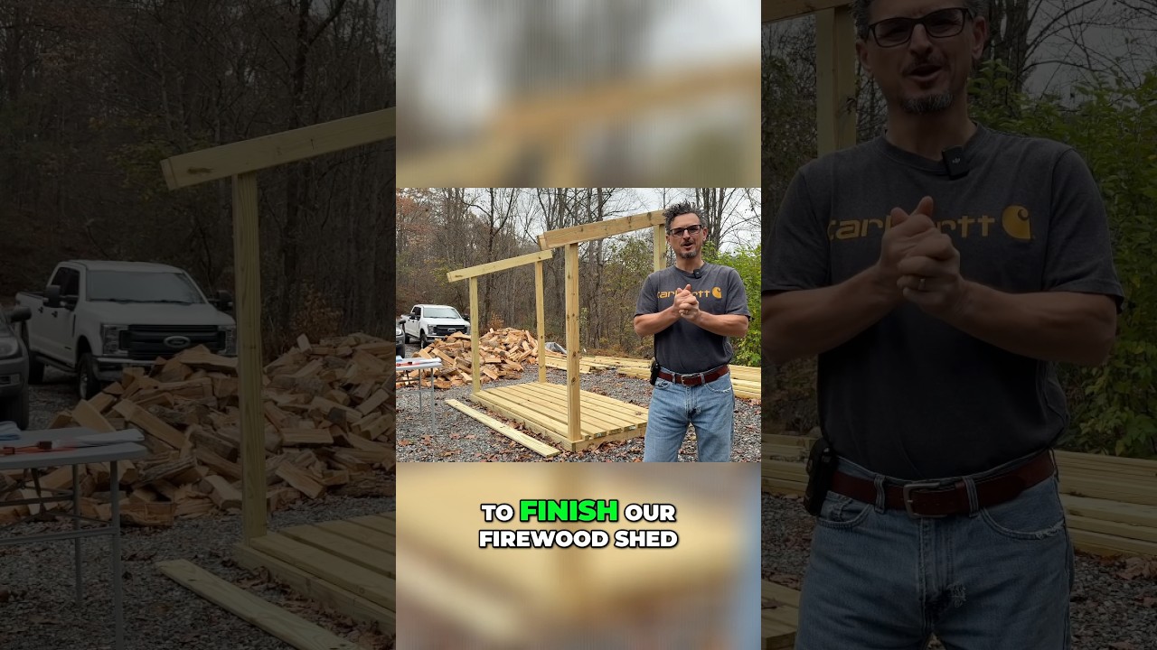 How to Build a Durable Firewood Shed: Step-by-Step Progress Update