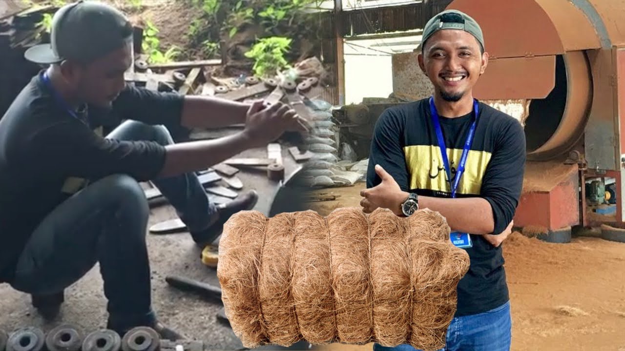 Saya Proses Sabut Kelapa Jadi Fiber
