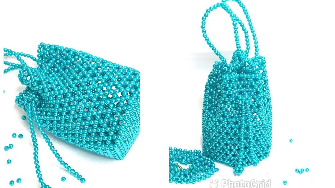 HOW TO MAKE A DRAWSTRING BUCKET BEAD BAG