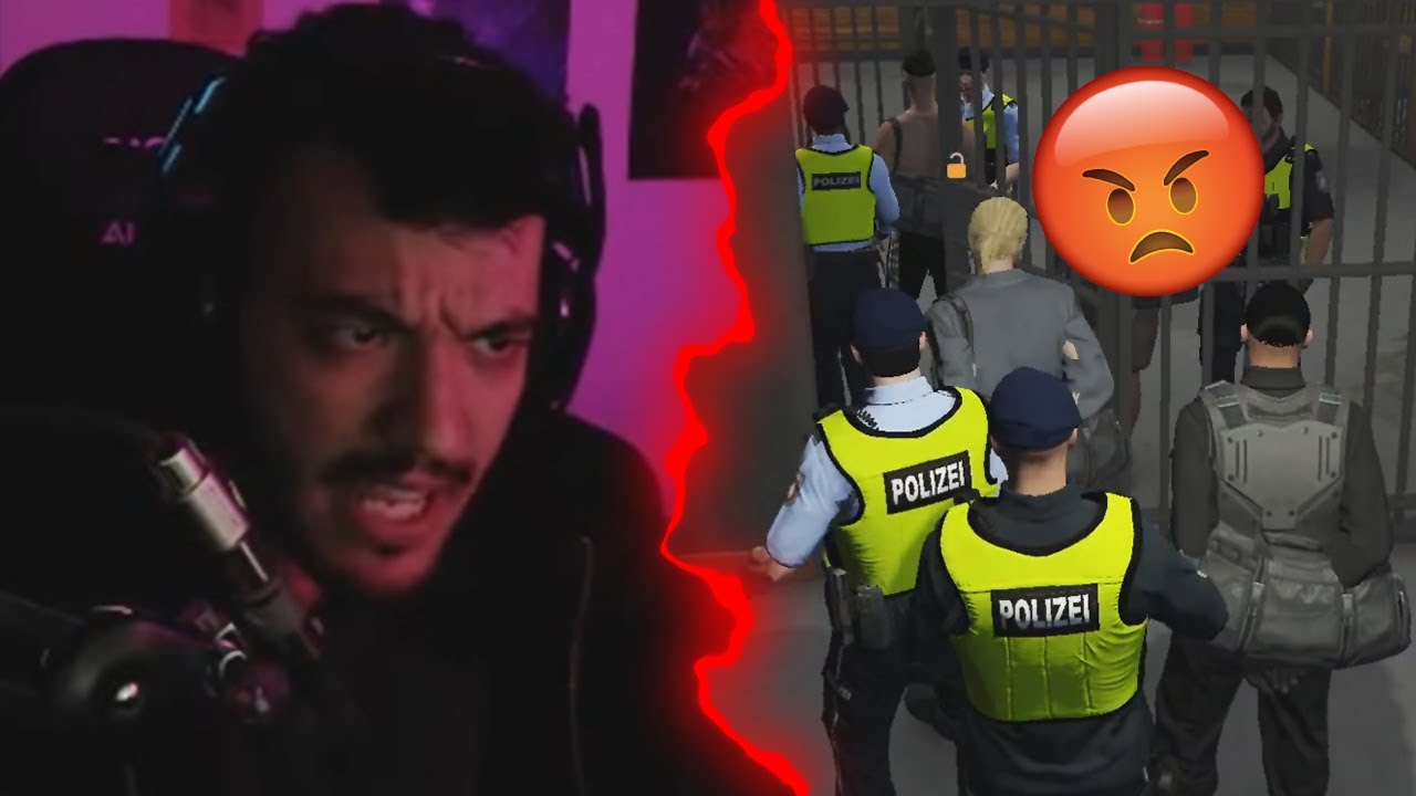 RAGE wegen POLIZEI GTA FAIL RP🤬