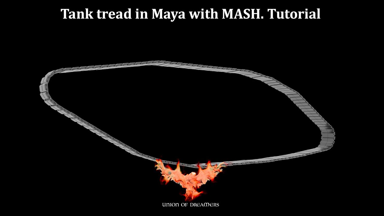 Cómo animar un tanque en Maya / How to create a Tank Tread in Maya