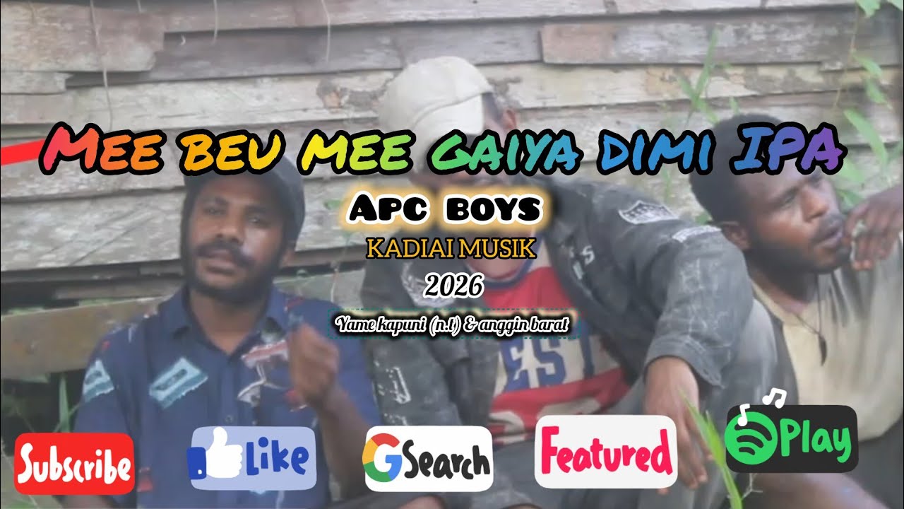 LAGU BARU ||| ME BEU ME IPA ||| PANIAI BARAT BAND||| APC BOYS KADIAI MUSIK (OFFICIAL VIDEO MUSIK)🎤