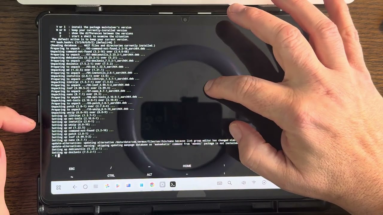 Deploying xfce Linux desktop environment on a Lenovo Idea Tab