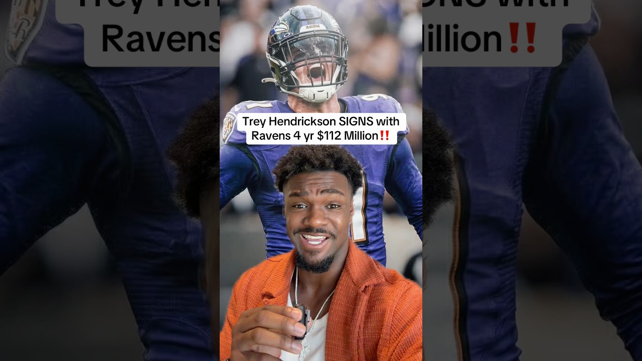 Трей Хендриксон в &laquo;Рэйвенс&raquo;😱‼️ #ravens #football #nfl