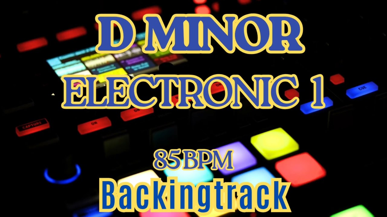 Dm Electronic Backing Track | Electronic Groove Jam | Dark & Modern