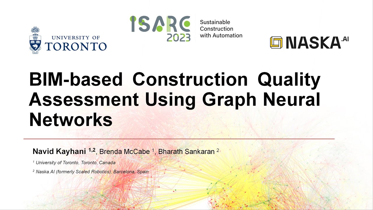 ISARC 2023 Keynote - BIM-based construction quality assessment using Graph Neural Networks