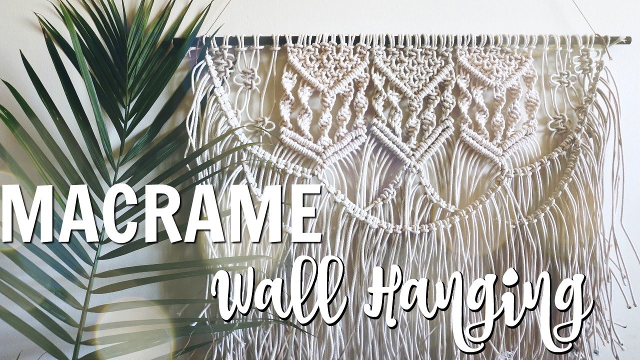 HOW TO: DIY Macrame Wall Hanging