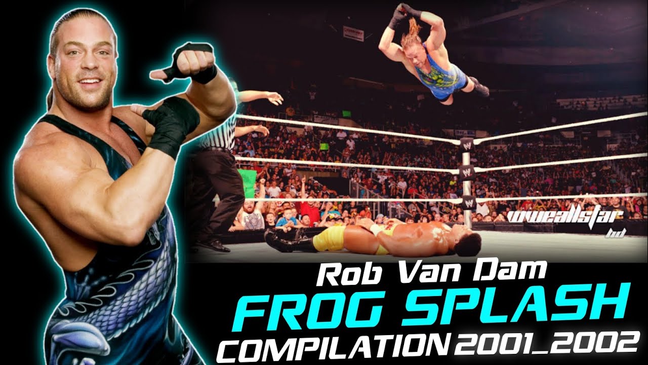 Rob Van Dam (Five star Frog splash) compilation. [2001 - 2002]
