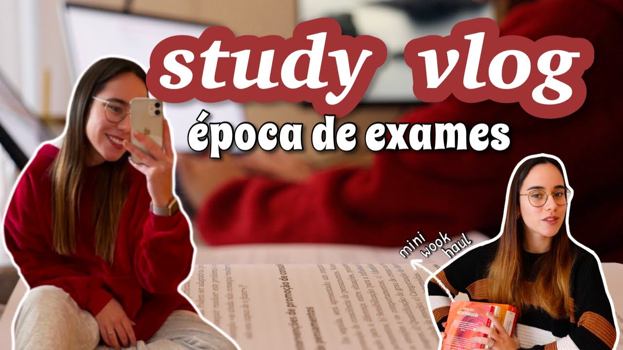 STUDY VLOG em Época de Exames #1 | métodos de estudo, falta de motivação e self-care 🫠