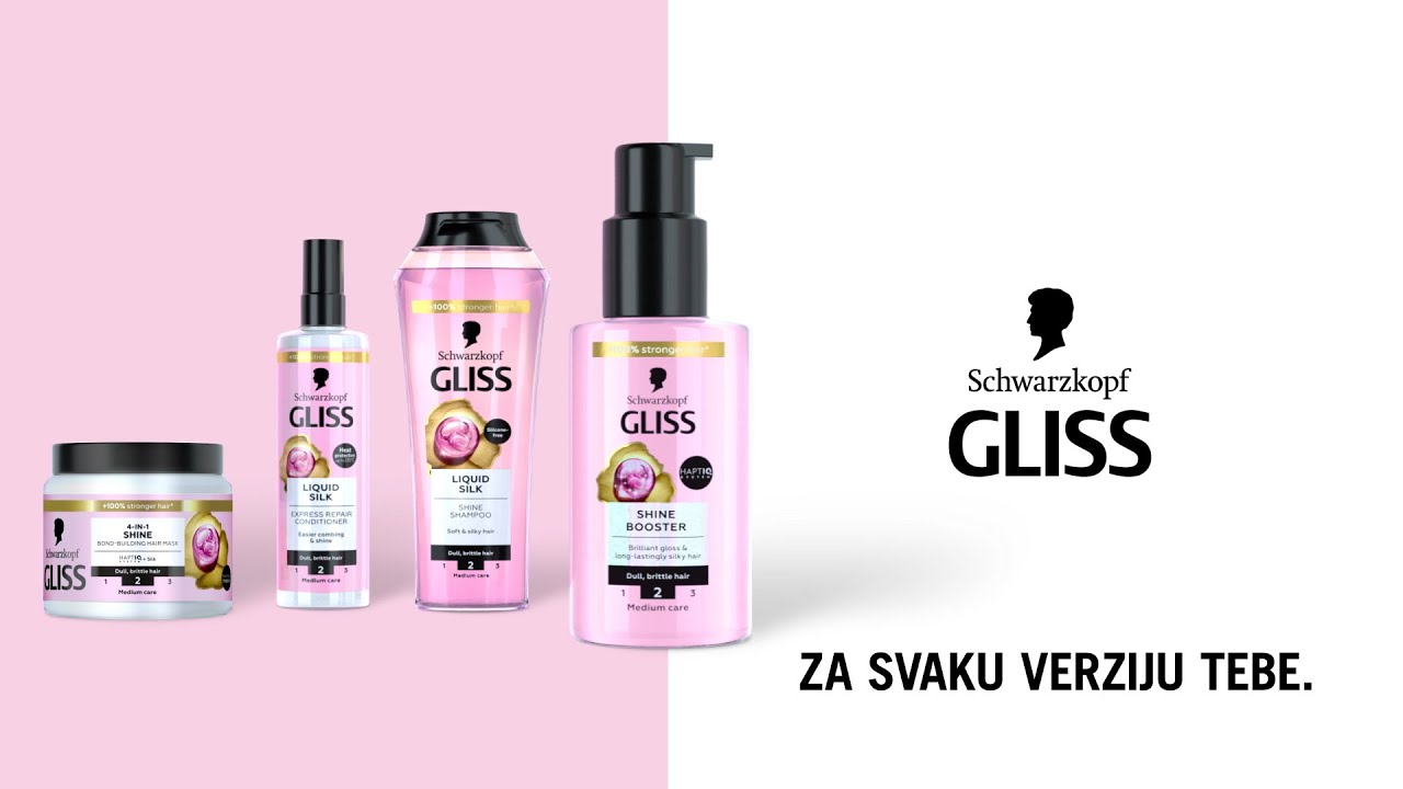 SJAJNA I MEKANA KOSU UZ SCHWARZKOPF GLISS LIQUID SILK LINIJU