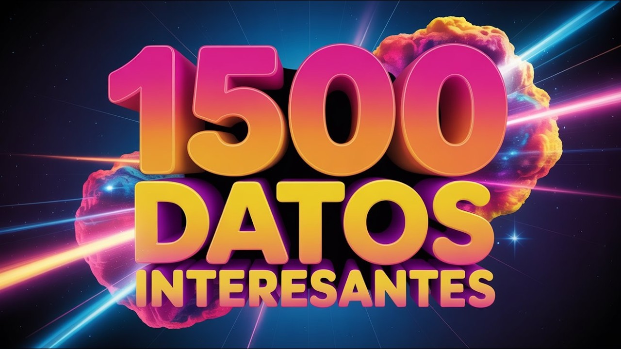 1500 DATOS ASOMBROSOS QUE NO VAS A CREER | Compilación de datos
