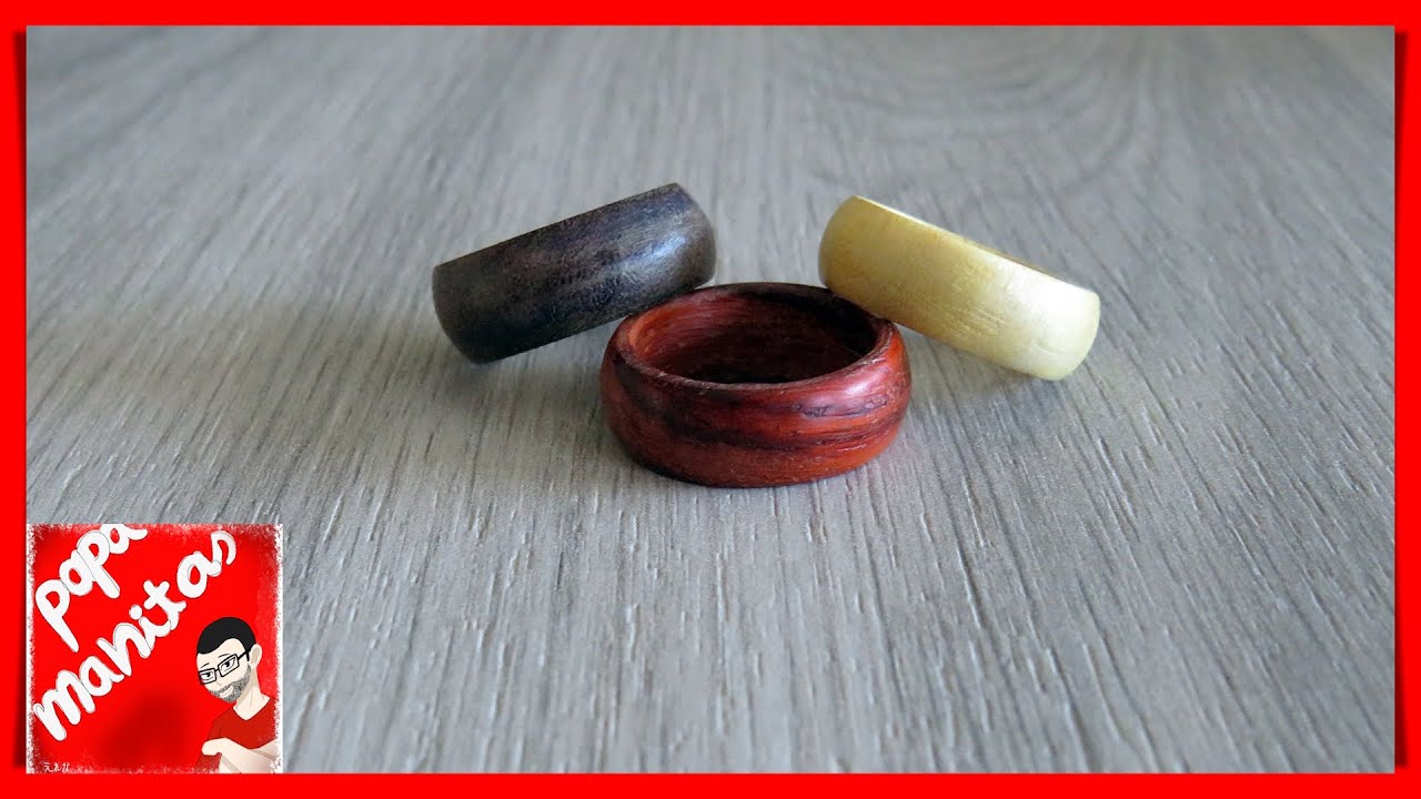 Como hacer Anillos de madera /// Fácil y rápido !!!