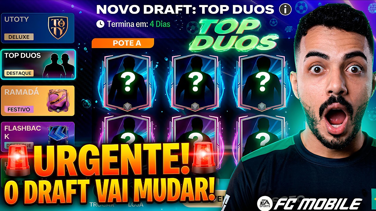 URGENTE! O DRAFT no FC MOBILE vai MUDAR no NOVO EVENTO! 🚨