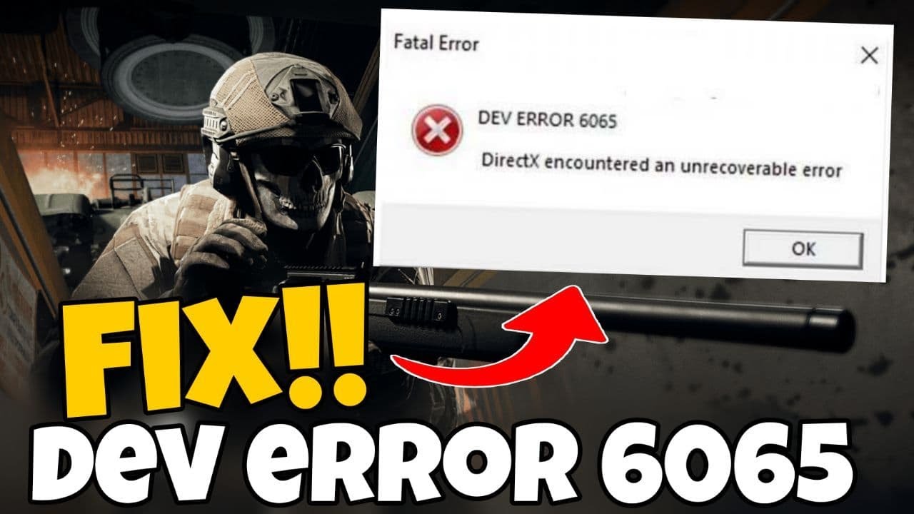 Как исправить ошибку dev error 6065 в Call of Duty: Warzone | Решение проблемы с критической ошиб...