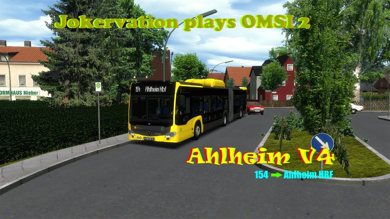 Jokervation plays OMSI 2 | Ahlheim V4 | 154 | Citaro C2 NGT G