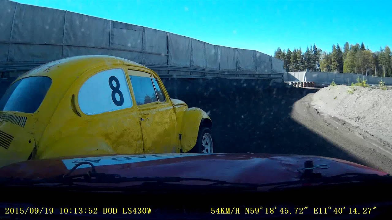 Bilcross høstløp NMK Aremark 19.9.15. innledende
