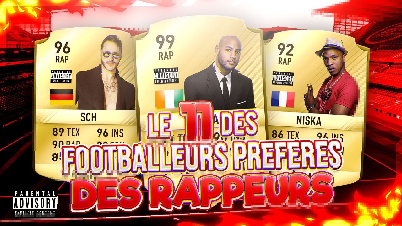 LE 11 DES FOOTBALLEURS PRÉFÉRÉS DES RAPPEURS ! ( SCH, PNL, BOOBA )