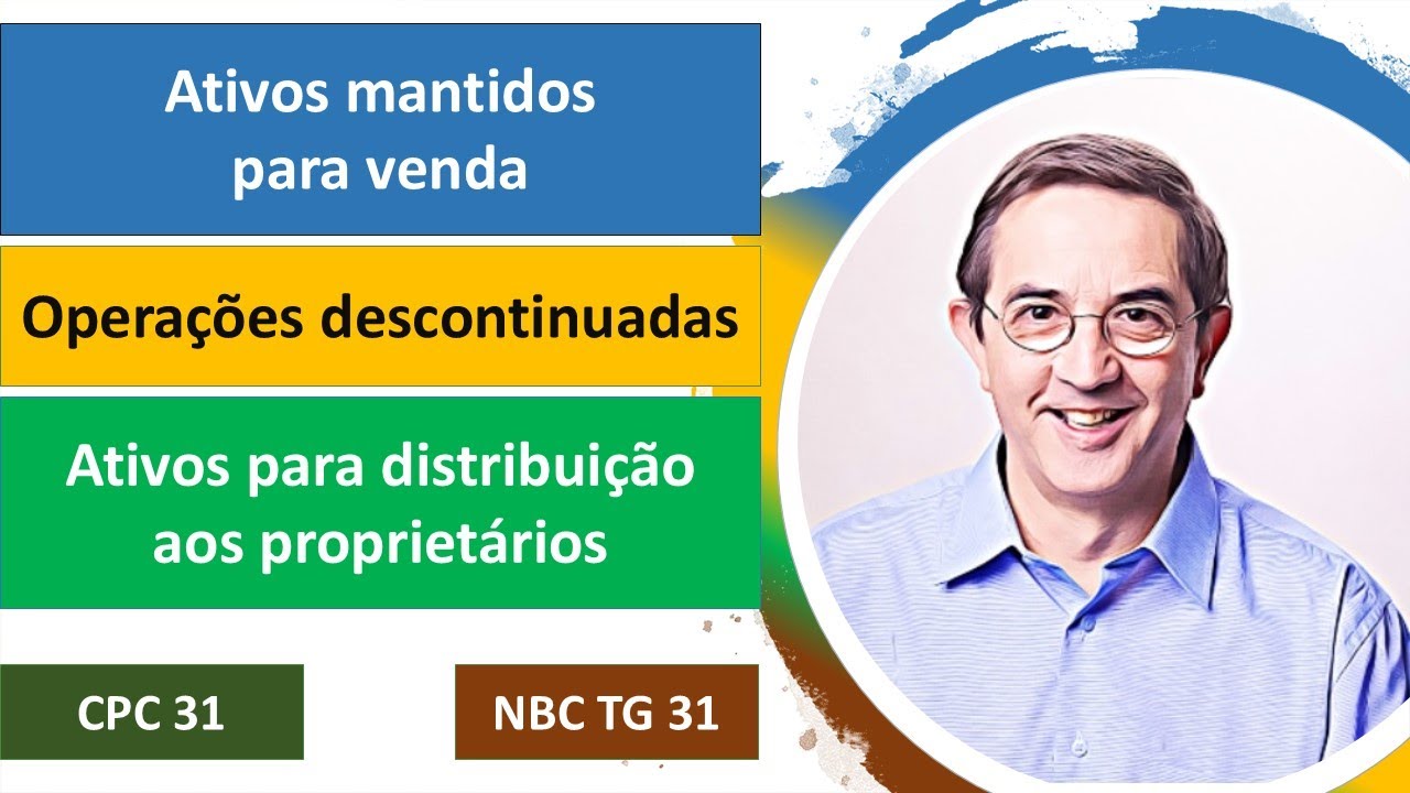 Ativo não circulante mantido para venda. Operação descontinuada. CPC 31 e NBC TB 31.