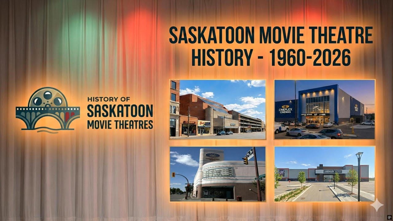 Saskatoon movie theatre and drive-in history 1960-2026