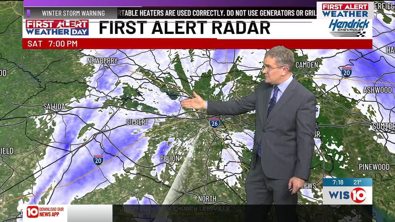 FIRST ALERT: Snow eases up as freezing temperatures move in