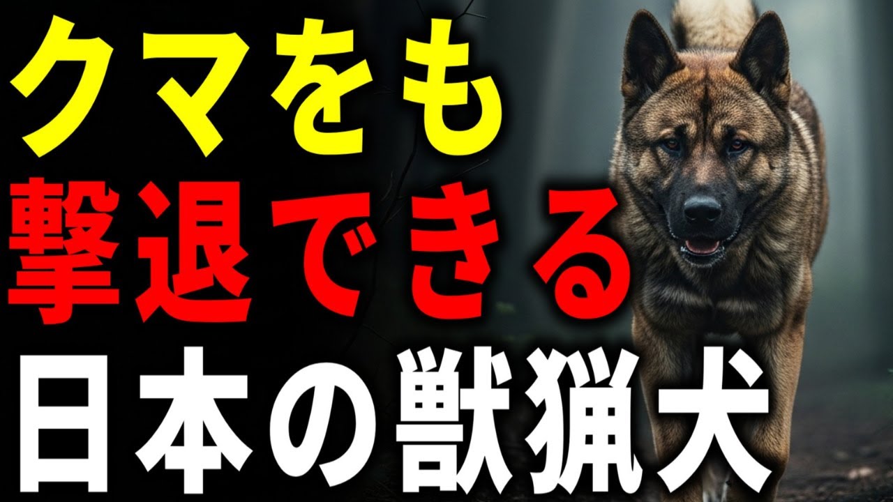 【狩猟犬】クマに立ち向かう日本の猟犬4選