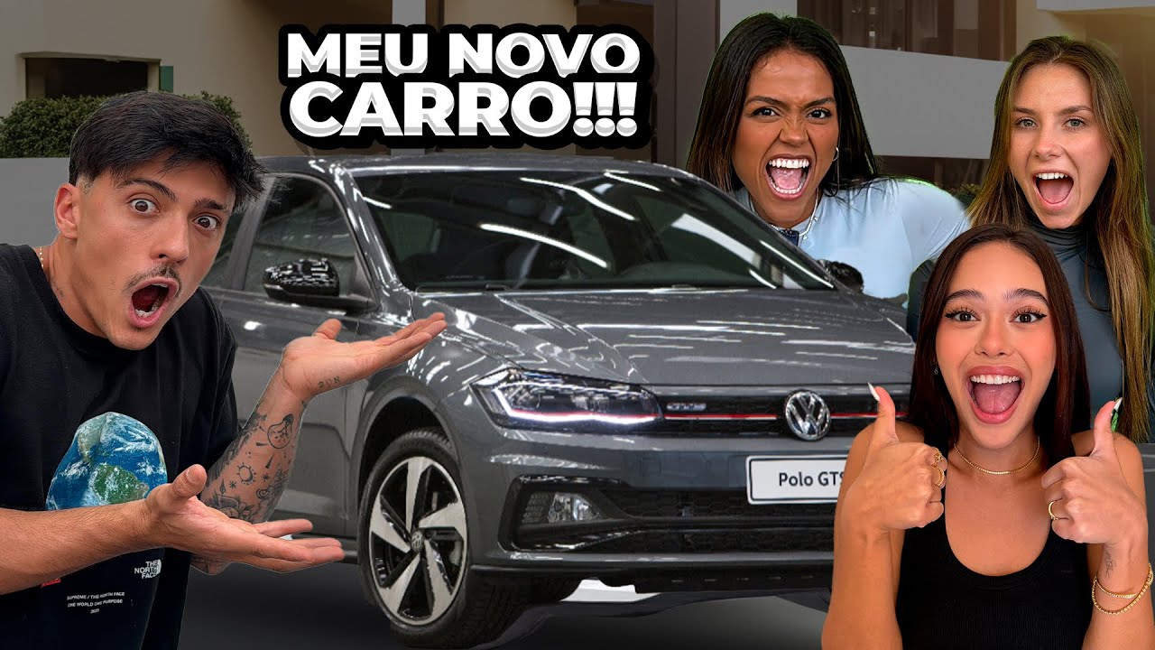 REAÇÃO DA FAMÍLIA LOURES VENDO MEU CARRO NOVOO!