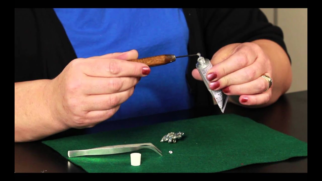 How to Glue Gems Onto Costume Jewelry : Jewelry Crafts