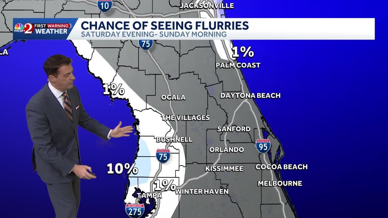 Extreme cold could bring flurries to Florida this weekend