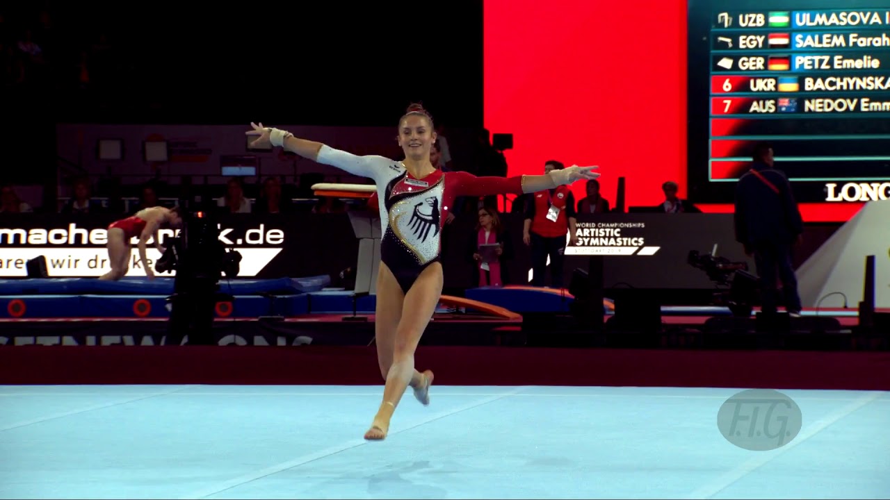 PETZ Emelie (GER) - 2019 Artistic Worlds, Stuttgart (GER) - Qualifications Floor Exercise