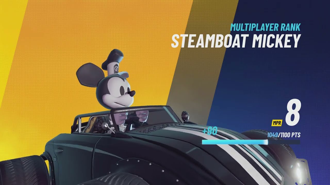 STEAMBOAT MICKEY Rank Match - Disney Speedstorm