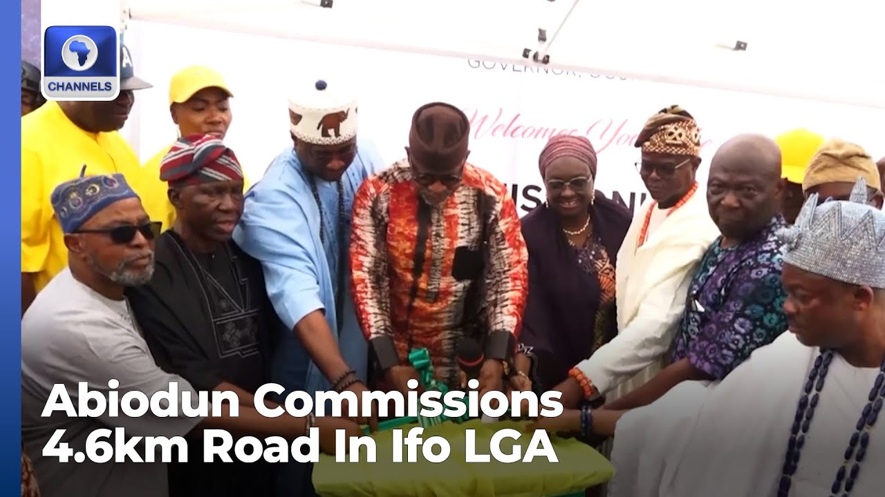 Ogun Infrastructure: Abiodun Commissions 4.6km Road In Ifo LGA