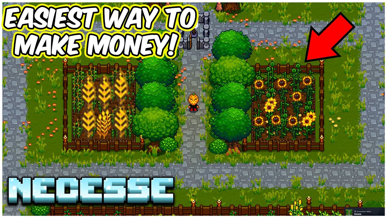 How To Make MONEY Quickly In NECESSE!