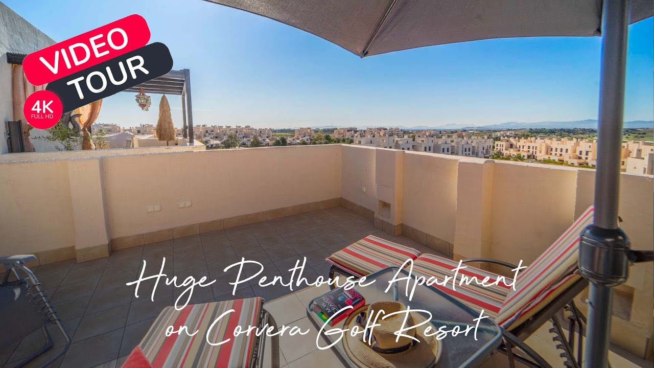2 Bed 2 Bath Duplex Penthouse Apartment on Corvera Golf Resort