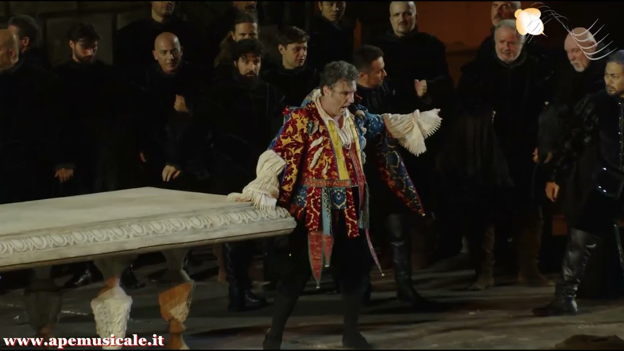 Arena di Verona 2025, estratti dalla prima di Rigoletto, 8 agosto 2025